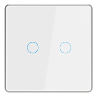 Interrupteur tactile ZigBee, interrupteur d'éclairage, relais à verrouillage magnétique, consommation zéro en veille, économie d'énergie, CE RoHS, vente en gros, OEM ODM