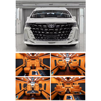 Prix d'usine Toyota HIACE Fourgonnette Personnalisée Intérieur Luxe Minibus Modifié pour Transport VIP/Conversion en VR Prêt à l'Exportation Mondiale