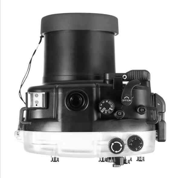 Meikon A7II 40M 130ft WaterproofダイビングHousingカメラCase 40M 