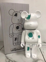 Vente en gros d'usine : Figurine Bearbrick 400% en ABS, emballage en boîte colorée, objet de collection en plastique