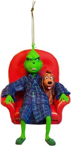 2024 Vendita all'Ingrosso di Successo Divertenti Pupazzi Verdi Decorazioni Natalizie Ornamenti Acrilici del <span class=keywords><strong>Grinch</strong></span> da Appendere per Albero di Natale - Product Image 5