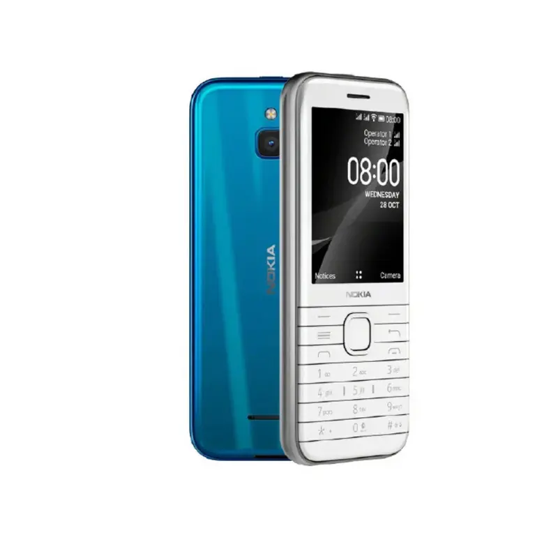 Nokia 8000 4G Telefon mit Qualcomm Snapdragon 210 CPU 1500 mAh Batterie Original GSM LTE CDMA Mobiltelefon