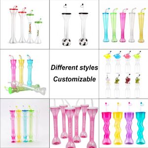 Personalized Custom Plastic <b>Cups</b> 700ml Disposable <b>Cups</b> Party Transparent Flute-shaped <b>Reusable</b> Plastic Novelty Drinking <b>Cup</b> - Product Image 5