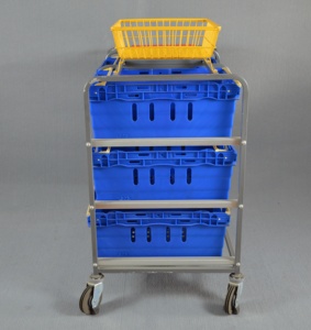 Carro de manipulación de suministros de almacenamiento y supermercado para una recogida eficiente - Product Image 4