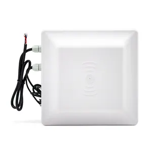 Leitor de cartão r16 uhf rfid, leitor de portão de controle de longo alcance e acesso