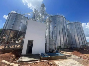 Galvanized Steel Grain Silo System Wheat Rice Paddy <b>Seed</b> <b>Storage</b> Bin Farm and Industrial Use - Product Image 5