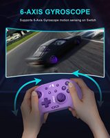Control Inalámbrico MOBAPAD Huben 3rd HD para Nintendo Switch Pro/Lite/OLED PC Android MacOS Steam Local MacroTurbo con Joystick ALPS