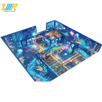 Kit de cartographie interactif de projection de mur de sol Salle immersive à 360 ° pour centre commercial Cartographie de projection de zone pour enfants