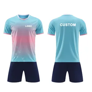 Newly Style Wholesale Football Jersey Custom Personalize Logo Soccer Training Fabric 100% Polyester Quick Dry Sport Wear Soccer