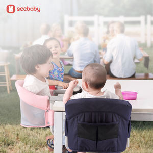 Silla Elevadora Portátil Multifuncional Manual <span class=keywords><strong>Seebaby</strong></span> para Bebés, Silla de Comer Plegable Personalizada de Poliéster para Interiores 2-4 1 - Product Image 5