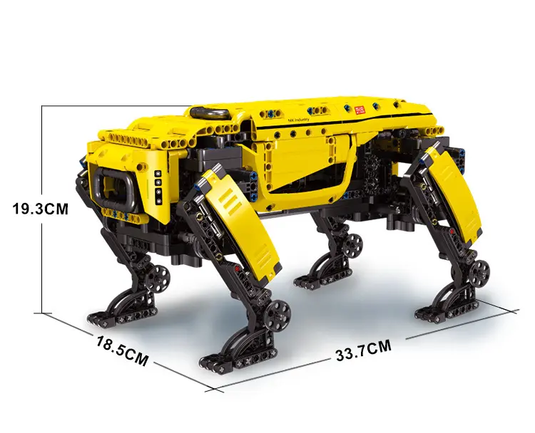 Mould King 15066s Technical APP Control Robot RC Boston Dynamics Big Dog Model 936PCS AlphaDog Building Blocks Bricks set