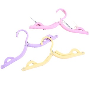 Portable Folding Clothes Hanger Multifunctional Travel Home Use Hook Type Drying Rack Rectangle Shape Colorful Design - Product Image 4