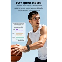 Montre connectée de fitness HT51, moniteur de santé 24h/24, suivi de la pression, rappel de messages, alarme, photo à distance, montre connectée de sport étanche