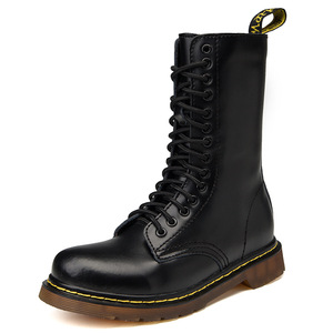 Bottes montantes pour hommes, chaussures habillées en cuir, idéales pour les mariages, le bureau et les tenues décontractées - Product Image 4