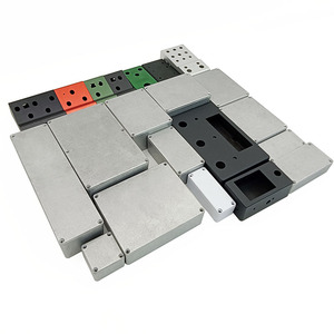Anodização Pó Revestimento Branco Alumínio Aço Efeito Dobrado Pedal Chassis Plate Cover Enclosure Frame para instrumento eletrônico - Product Image 2