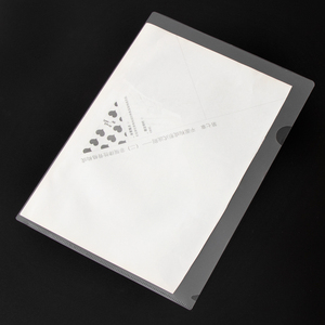 Logo Tùy Chỉnh In Bền A4 <span class=keywords><strong>PVC</strong></span> PP Nhựa <span class=keywords><strong>L</strong></span> <span class=keywords><strong>Shape</strong></span> Rõ Ràng Trong Suốt Thư Mục Tập Tin - Product Image 3