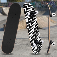 Planche de surf écologique haute performance pour figures - Deck en érable concave 8 plis, ruban antidérapant, trucks en aluminium robustes