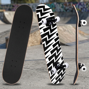 Planche de surf écologique haute performance pour figures - Deck en érable concave 8 plis, ruban antidérapant, trucks en aluminium robustes - Product Image 2