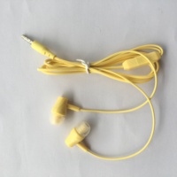 Produk Termurah dengan Gratis Ongkos Kirim Super Bass Macarons Earphone Berkabel 3.5Mm Earbud Berkabel dengan Tangan Mikrofon