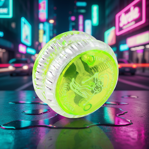 Yo-yo lumineux LED en forme d'aile, mini-balle en plastique pour les fournitures de divertissement de fête pour enfants, jouet personnalisé - Product Image 1