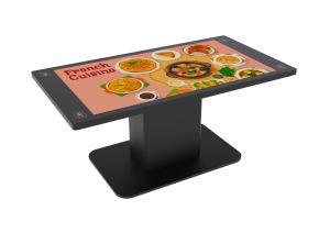 Table de restaurant intelligente pour hôtel avec charge sans fil Android ou écran tactile interactif, compatible avec les appareils de charge sans fil 110 V - Product Image 2