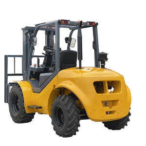 דיזל מזלג מעלית מלגזה משאיות מלגזה ייצור שטח קשה 4 x4 מלגזות מחיר המפעל צמיג מוצק כל כביש כבד מלגזה לספק - Product Image 1