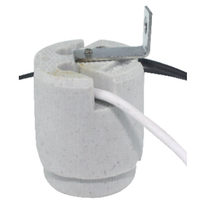 E27 Ceramica Porcellana <span class=keywords><strong>Portalampada</strong></span> 519 Supporto Della Lampada con <span class=keywords><strong>staffa</strong></span> con filo - Product Image 2