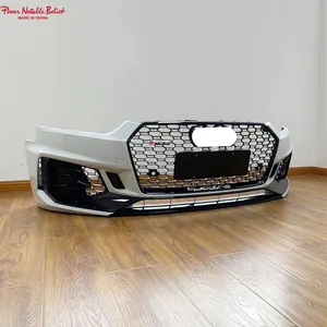 Bumper For Front Bumper With Grill For Audi A5 S5 RS5 Style Auto Modified High Quality PP Material Body Kit 2016 2017 2018 2019