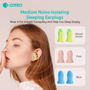 Tapones para los oídos de espuma PU ultra suave con certificación CE COTECi BSI, tapones para los oídos con cancelación de ruido para dormir, disparar, ronquidos, trabajar fuerte - Product Image 2