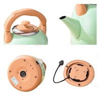 Bouilloire électrique en acier inoxydable SHUANGCHENG SC-D1005 de luxe, 4L/5L, arrêt automatique, usage domestique, design élégant en métal, conception séparée