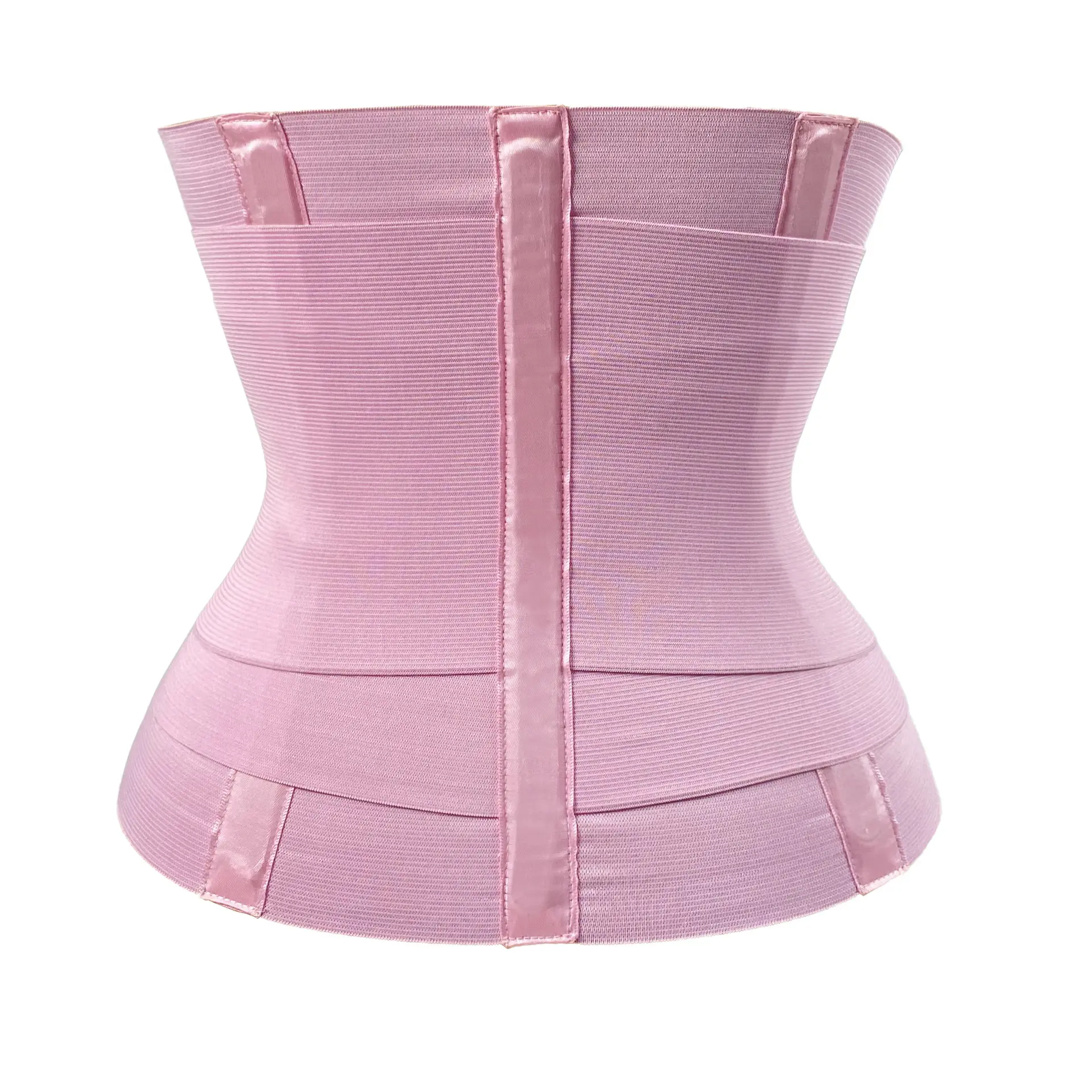 Vücut şekillendirici Shapewear bel Wrap düzelticiler lateks Cincher zayıflama kemerler karın düzeltici bel eğitmen pembe