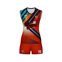 Hoge Zichtbaarheid Custom Volleybal Uniformen Beachstijl Volleybal Jersey Met Aangepaste Bedrijfslogo