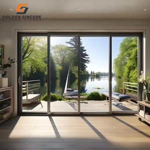 ประตูบานเลื่อนอลูมิเนียม GS Outdoor พร้อมซีลกันลมสำหรับบ้านริมชายฝั่ง - Product Image 3