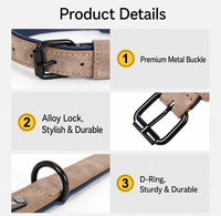 Collier pour chien personnalisé avec logo, mat, imperméable, réglable, anti-perte, sangle de cou pour animaux de compagnie, accessoire de luxe durable pour chiot