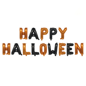 Fournitures de fête de bannière de lettre en aluminium de 16 pouces pour décorations de fête d'Halloween - Product Image 3