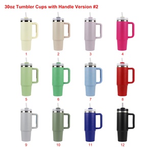 Gobelets isothermes personnalisés avec logo, 30 oz, avec <span class=keywords><strong>poignée</strong></span>, tasse à café isolée sous vide, gobelet de voyage 30 oz avec <span class=keywords><strong>poignée</strong></span> - Product Image 4