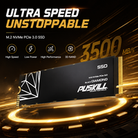 قرص صلب داخلي PUSKILL NVMe M.2 SSD PCIe 3.0 بسعة 128 جيجابايت إلى 2 تيرابايت بتقنية 3D TLC NAND، متاح بالجملة من المصنع، OEM وODM