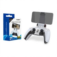 Support de téléphone pour manette PS5, support de téléphone à angle réglable, clip pour jeux mobiles