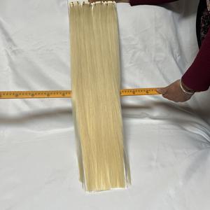 Extensions de cheveux vierges cambodgiens de qualité professionnelle pour salon, mini-tapes, cuticules intactes, double trame, adhésif double face - Product Image 3