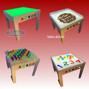 <span class=keywords><strong>Table</strong></span> lumineuse sensorielle LED éducative pour enfants, activité d'apprentissage visuel STEM, jeu de changement de couleur, panneau lumineux LED DIY pour la maternelle - Product Image 5