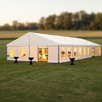 Tente de réception personnalisée 10x20 15x20 15x30 20x30, tente de mariage, tente de fête, structure en alliage d'aluminium, grande tente extérieure pour événements