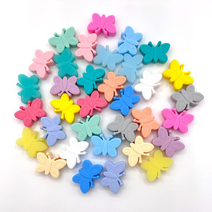 Hot Sale Cartoon <b>Teether</b> <b>Baby</b> Toy Food Grade Non-toxic Silicone Multi-colors <b>Baby</b> Teething Chew Bead Diy Pacifier Chain Beads - Product Image 4