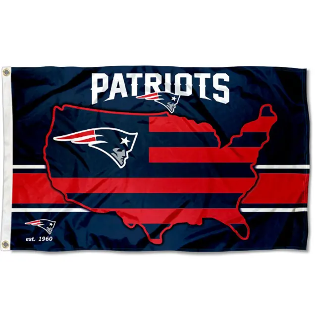 Ticari bayraklar New England Patriots Logo 3x5 afiş bayrağı eşsiz kalite ve su geçirmez tasarım bayrağı