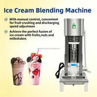 Machine à glace électrique commerciale 750W en acier inoxydable pour magasin et centre commercial