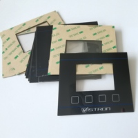 Autocollant de panneau de commande en PVC personnalisé Kuliwei, adhésif 3M, superposition de boutons d'équipement, membrane graphique pour équipement