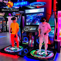 Machine de jeu d'arcade interactive VR pour 2 joueurs, simulateur de réalité virtuelle pour parc d'attractions intérieur, fonctionnant sur pièces, pour VR Beat