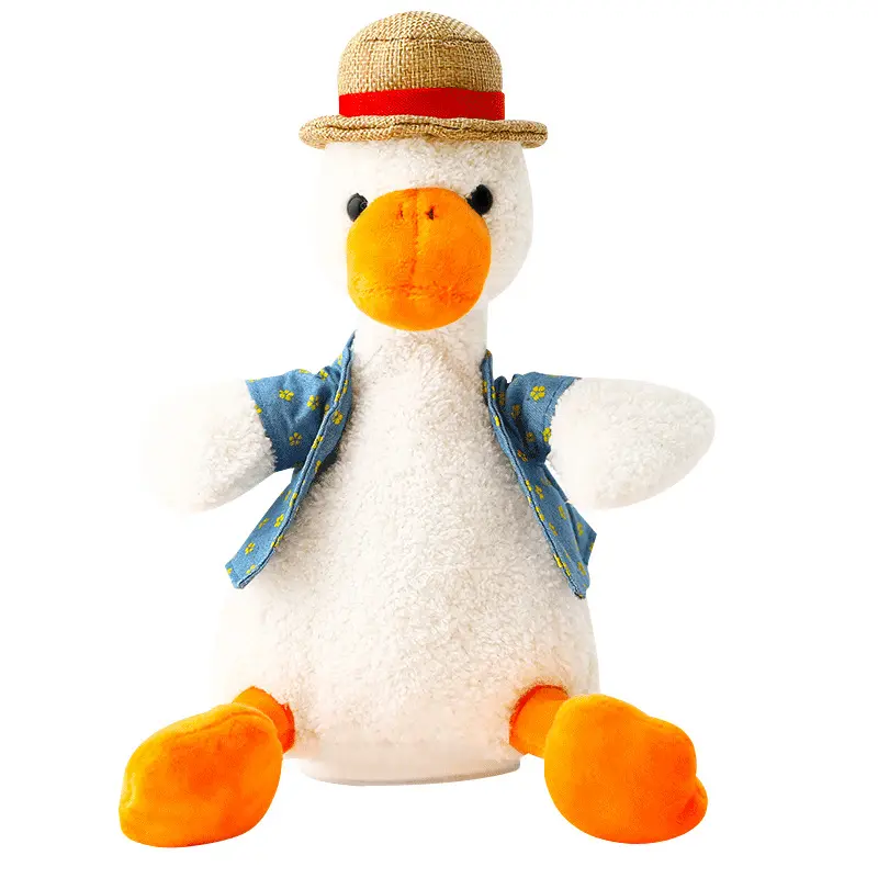 New high quality singing duck gift kids talking duck baby plush toy for boys and girls