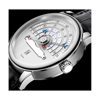 Montres de collection en acier pour entreprise, avec mouvement automatique Sellita, design d'usine et personnalisables, pour marque privée