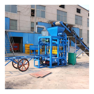 Günstige QT4-26 Halbautomatische Zement-Verbundstein-Hohlblockmaschine Produktionslinie für Kleinunternehmen - Product Image 4