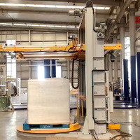 Machine d'emballage de palettes à chaud, distributeur de feuilles supérieures, enrouleur de palettes, fabriqué en Chine